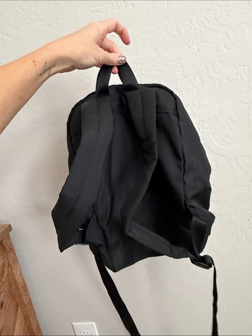 PINK Victoria's Secret Black Classic Canvas Backpack